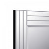Foundry 30 Inch All-Glass Rectangular Mirror In Chrome | Foundry Miroir Rectangulaire Tout en Verre de 30 Pouces Chrome