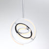 Trilogy Collection 13" Integrated LED Pendant - Polished Nickel|Luminaire suspendu de la collection Trilogy avec lumière à DEL intégrée de 13 po - nickel poli