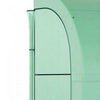 Outsunny Walk-in Lean-to Greenhouse Outdoor Gardening Green House, Green|Outsunny Serre De Jardinage De Plain-pied Exterieure, Vert