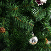 Homcom 6ft Artificial Christmas Tree With Decoration Ornament And 624 Branch Tips|Homcom Sapin De Noel Artificiel De 1.8 M Avec Ornement De Decoration Et 624 Branches