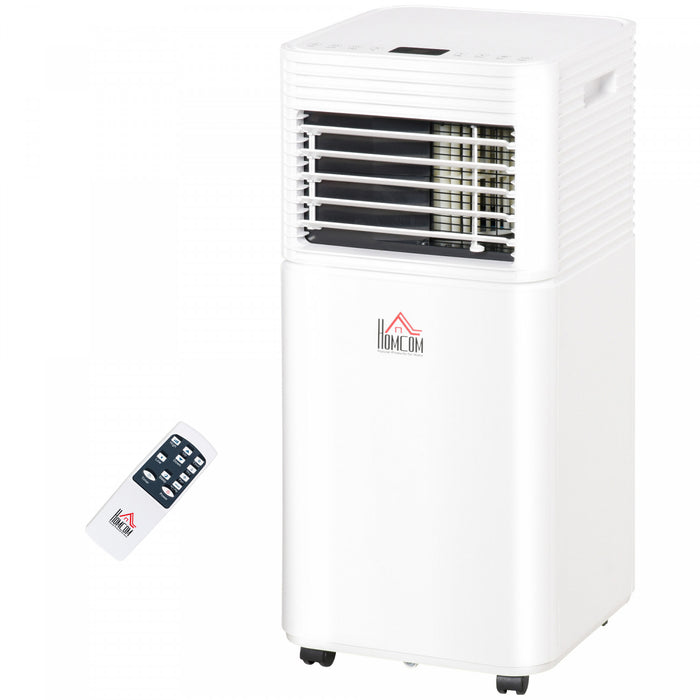 HOMCOM 8000 BTU Air Conditioner, Quiet AC Unit with Remote Control, White