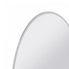 Mortise 20 Inch Frameless Oval Mirror In Chrome | Mortise Miroir Ovale Sans Cadre de 20 Pouces Chrome