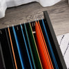 Vinsetto 3 Drawers File Cabinet On Wheels Lockable For Home Office|Vinsetto Classeur A 3 Tiroirs, Verrouillable Sur Roues Pour Le Bureau