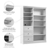 Bestar Versatile 61 W Closet Organizer System - White|Système d’organisateur de garde-robe Versatile de Bestar de 61 po (L) - blanc