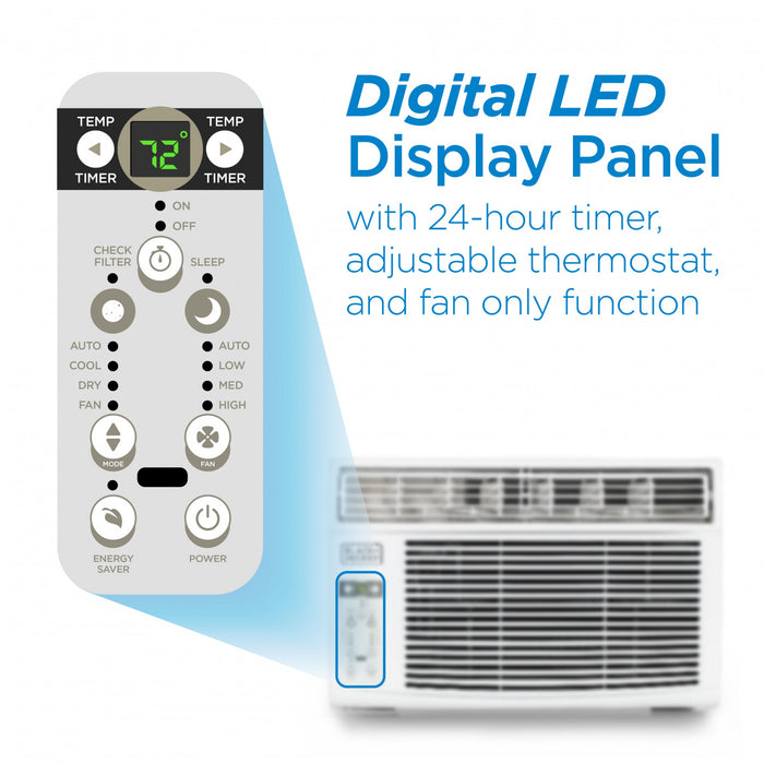 Black+Decker 12,000 BTU Window Air Conditioner  - BD12WT6