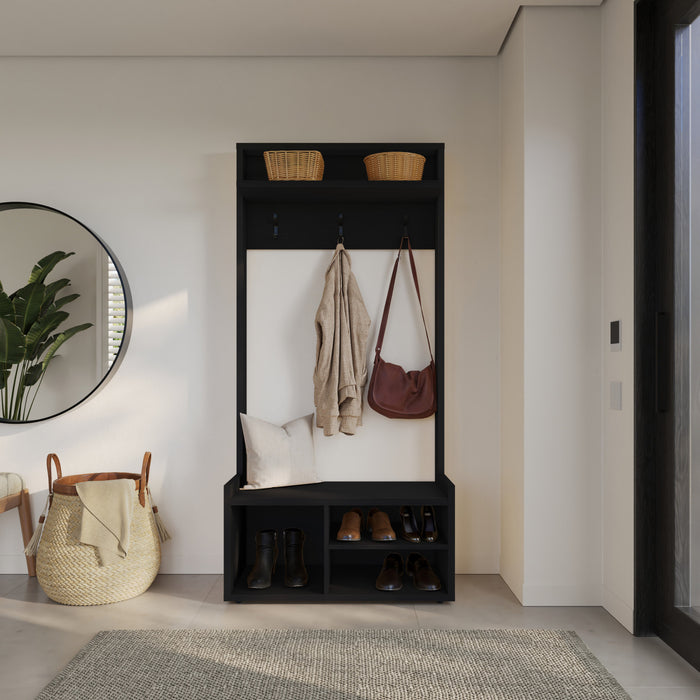 Porto Entryway Hall Tree Coat Rack