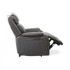 Marlow 37 in. Leather Match Power Glider Recliner with USB/USB-C - Charcoal | Fauteuil inclinable electrique a mouvement coulissant Marlow de 37 po en cuir assorti avec USB/USB-C - Charbon