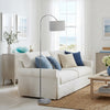 Arries Modern Arched Floor Lamp, Brushed Nickel &Silver, 66" | Arries Lampadaire arque moderne, Nickel brosse et Argent, 66 po H