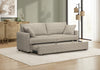 Sleeper Sofa, 78" Length, Convertible Sofa Bed, Light Beige Fabric Sleeper Sofa | Canape Lit Convertible, 78" Longueur, Tissu Beige Clair
