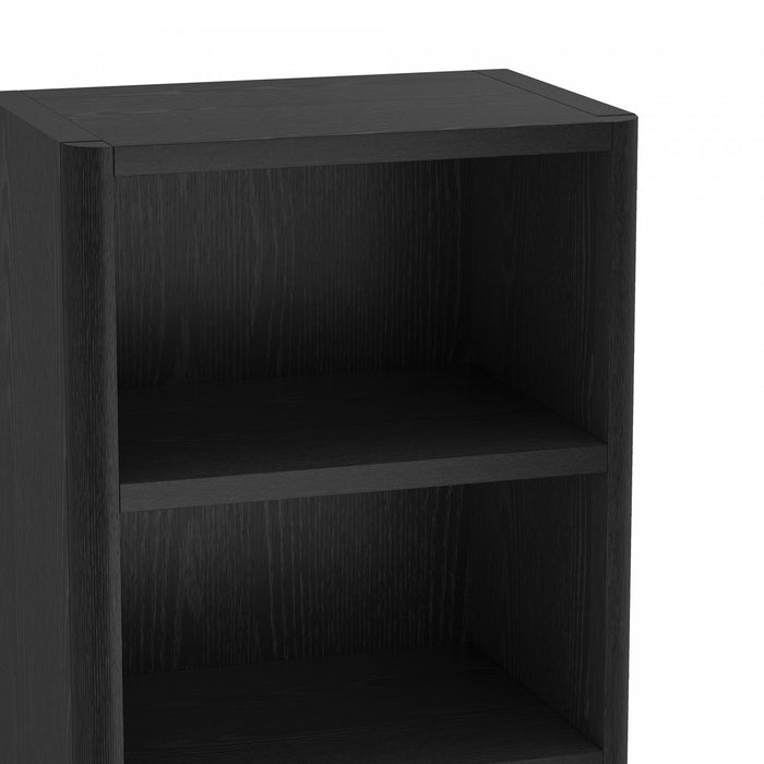 Rivington Modern 28\" Open Bookcase in Black