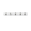 Umbra 5 Flip Wall-Mounted Hooks - White|5 crochets muraux Flip de Umbra - blancs
