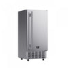 Forno Cristallo 15 Inch Freestanding/Undercounter Ice maker, 66.1 lbs, Stainless Steel - FIMBI7307-15S Ice Maker | Cristallo Machine a glacons de 15 pouces autonome/sous le comptoir, 66,1 lb, acier inoxydble - FIMBI7307-15S