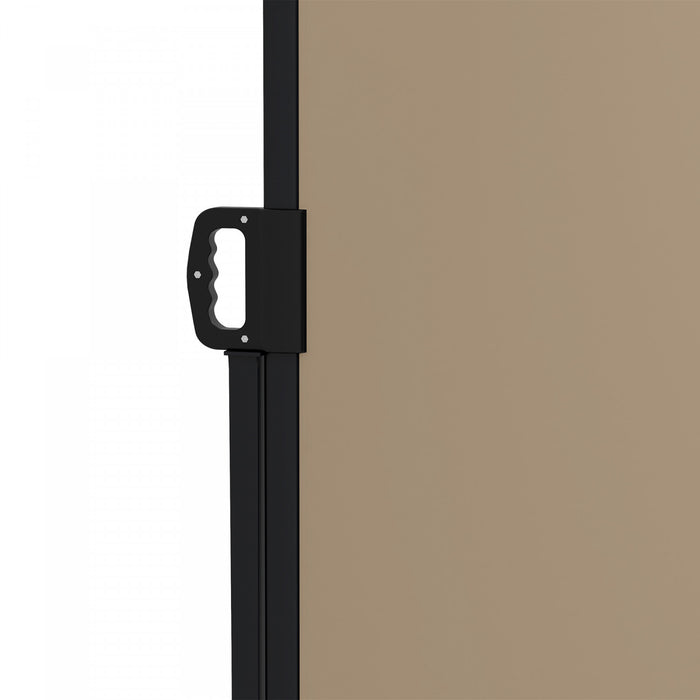 Outsunny 13' X 5' Retractable Side Awning, Garden Privacy Screen, Khaki
