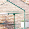 Outsunny 56" X 29" X 77" Portable Walk-in Greenhouse Garden Flower Plant Growing Warm House W/ 4 Tie|Outsunny 56" X 29" X 77" Serre Portable Plante De Jardin , Maison Chaude Avec Etageres A 4 Niveaux E