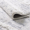 Lola Geo Moroccan Cream Shag Area Rug - 6'7" x 9'6"|Carpette à poil long Lola crème à motif marocain géométrique - 6 pi 7 po x 9 pi 6 po