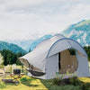 Outsunny Car Camping Tent with 3 Doors, 2000mm Waterproof, Grey and Blue