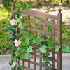 Outsunny Raised Garden Bed With Trellis For Climbing Vines, Wood Garden Planter Box, Free Standing F|Outsunny Jardiniere Avec Treillis Bac A Fleurs Jardiniere Sur Pied Inserts D'irrigation Inclus Bois