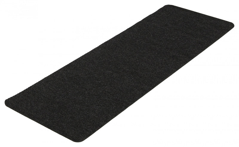 Modern 2'6\" x 6'7\" Hobnail indoor/outdoor Rug mat in Black Outdoor Area Rug