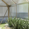 Outsunny Greenhouse, Walk-in Hot House, Clear Pc Board With Sliding Door|Outsunny Serre, Serre De Plain-pied Transparente Avec Porte Coulissante