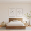 Nordika James Nightstand With 2-Drawers - Brown Oak|Table de nuit James Nordika à 2 tiroirs - chêne brun
