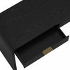 Grace Modern 54" Office Desk in Black and Gold (2-Drawer) | Bureau moderne Grace 54" en noir et or (2 tiroirs)