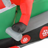 Homcom 5.2ft Santa Claus Inflatable Christmas Decoration|Homcom Decoration De Pere Noel Rouge