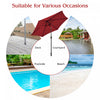 Costway 10Ft Outdoor Market Patio Table Umbrella Push Button Tilt Crank Lift Burgundy