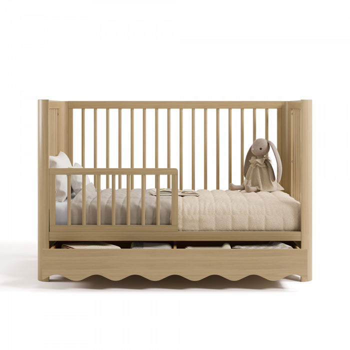 Storkcraft Casablanca Deluxe 5-in-1 Convertible Crib with Drawer - Driftwood