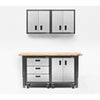 Gladiator Full-Door Wall Gearbox - Silver Tread|Armoire murale GearBox à portes pleine grandeur de Gladiator - bande de roulement argentée