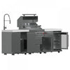 FORNO Bulnes Outdoor Kitchen 60,000 BTU Stainless Steel BBQ & White Countertops - FODKT2506WHT | Cuisine d'exterieur Bulnes – BBQ en acier inoxydable de 60 000 BTU et comptoirs blancs – FODKT2506WHT
