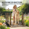 Outsunny Garden Bridge Footbridge Weather-Resistant 5ft, Carbonized