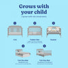 Graco Benton 5-in-1 Convertible Crib - Pebble Gray