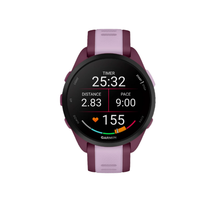 Garmin Forerunner® 165 Gps Smartwatch - Health Tracking With Amoled Display - Berry/lilac