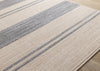 Covington Beige Grey Striped Design Rug, 7'10" x 10'6" Indoor Area Rug | Tapis Covington beige et gris a rayures, 7'10" x 10'6"