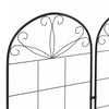 Outsunny 2 Pcs Garden Trellis For Climbing Plants, Outdoor Metal Trellis|Outsunny 2 Treillis De Jardin Pour Plantes Grimpantes, Treillis Metallique