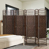 HOMCOM 5.6ft Folding Room Divider, Freestanding Privacy Screen for Bedroom