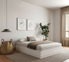 Milano Queen Platform Bed Frame Queen Bed | Cadre de lit plateforme Milano