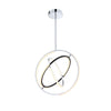 Trilogy Collection 24" Integrated LED Pendant - Polished Nickel|Luminaire suspendu de la collection Trilogy avec lumière à DEL intégrée de 24 po - nickel poli