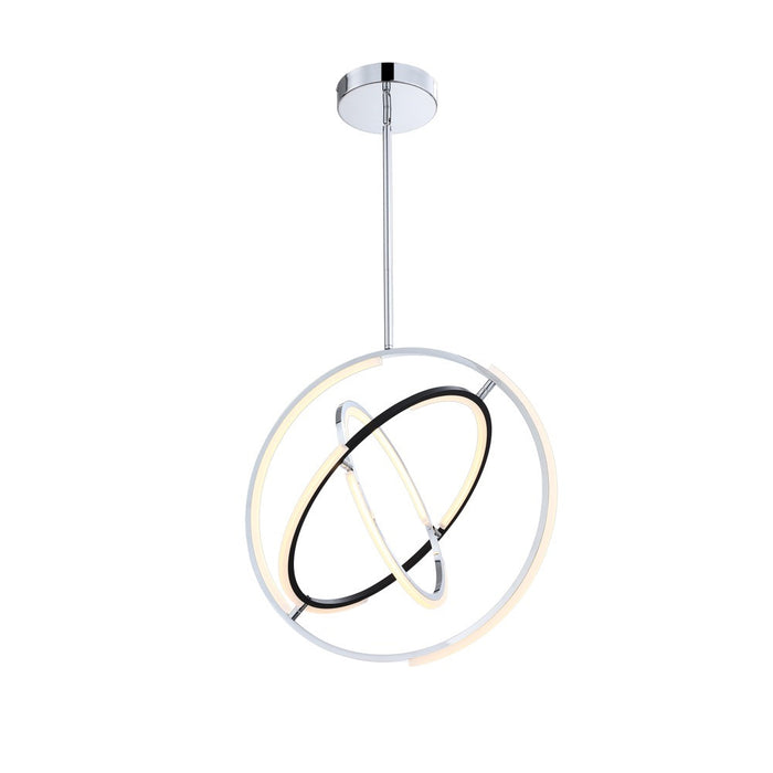 Trilogy Collection 24\" Integrated LED Pendant - Polished Nickel