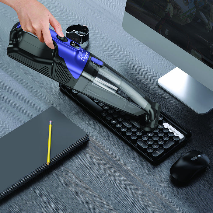 Panni H5398P 16V Cordless Pet Hand Vacuum with Motorized Brush Roll Vacuum Stick Handheld