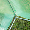 Outsunny 13' X 6.4' X 6.6' Steeple Walk-in Greenhouse Garden Plant Seed Grow Tent Polytennel With Wi|Outsunny 13' X 6,6' X 6,6' Steeple Walk-in Greenhouse Garden Plant Seed Grow Tent Polytennel Avec Wi
