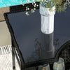 Outsunny 5 Pieces Patio Bar Set, Black