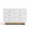 Storkcraft Santorini 6 Drawer Dresser - White/Driftwood