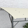 Outsunny 10' X 13' Pergola With Uv30+ Canopy, Steel Pergola Gazebo, Cream|Outsunny Pergola Avec Auvent Uv30+, Pergola Gazebo En Acier, Blanc Creme