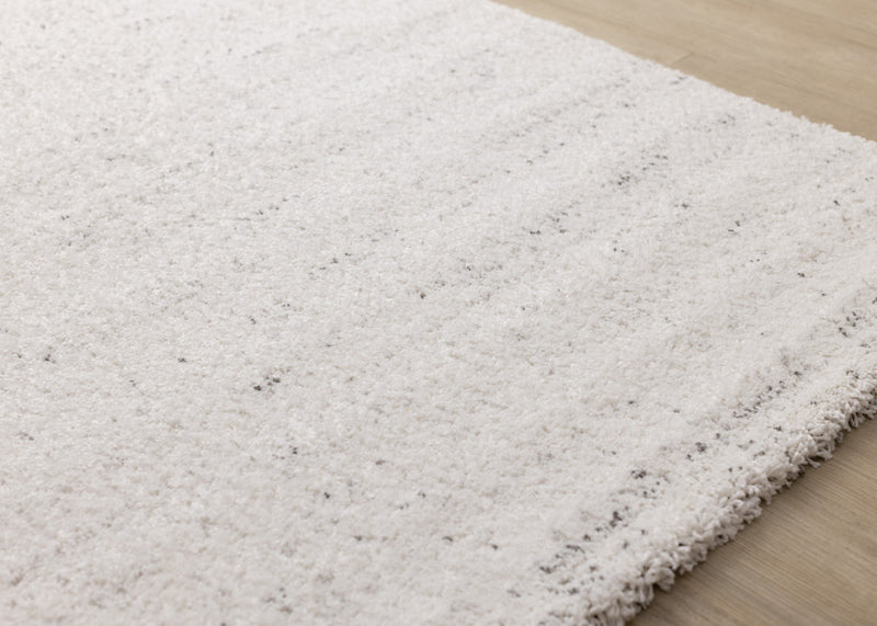 Surrey White Grey Speckled Rug, 6'7\" x 9'6\" Indoor Area Rug