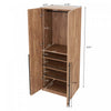 Lee Modern 2-Piece Wardrobe Closet in Golden Brown Armoire | Armoire moderne Lee 2 pieces en brun dore