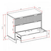 Granville Modern 3-Piece Dresser Set in Black | Ensemble de commode moderne Granville 3 pieces en noir