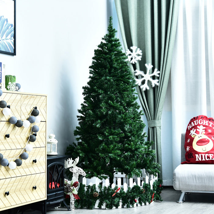 Homcom 6ft Artificial Christmas Tree With 1000 Tips