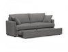 Sleeper Sofa, 78" Length, Convertible Sofa Bed, Light Grey Fabric, Contemporary, Modern Sleeper Sofa | Canape Lit Convertible, 78" Longueur, Tissu Gris Clair, Contemporain, Moderne