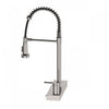 4 Function Chef Pivoting Waterfall Pull-Down Kitchen Faucet, Magnetic Docking. Brushed Nickel-FCWCMBND1 Laundry Combo | Robinet de cuisine cascade a 4 fonctions, pivotant, douchette extractible, aimante. Nickel brosse - FCWCMBND1